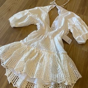 NWT Misa eyelet dress